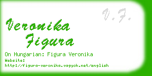 veronika figura business card